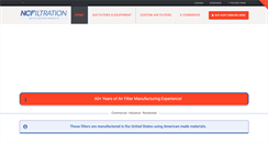 Desktop Screenshot of ncfiltration.com